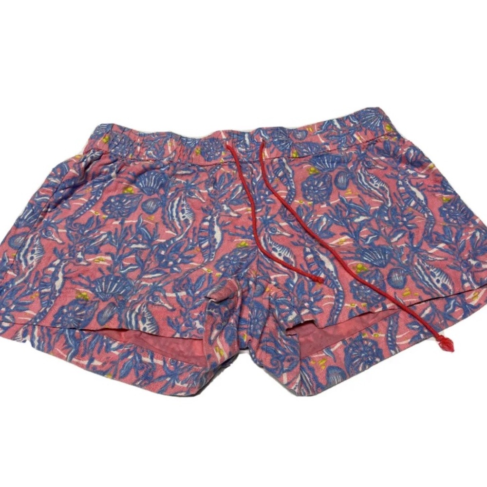 Vineyard Vines Womens S shorts coral multi color